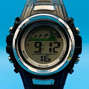NELSONIC NEL27 Men’s Sport Digital Wristwatch Chrono Alarm Backlight Working Cnd